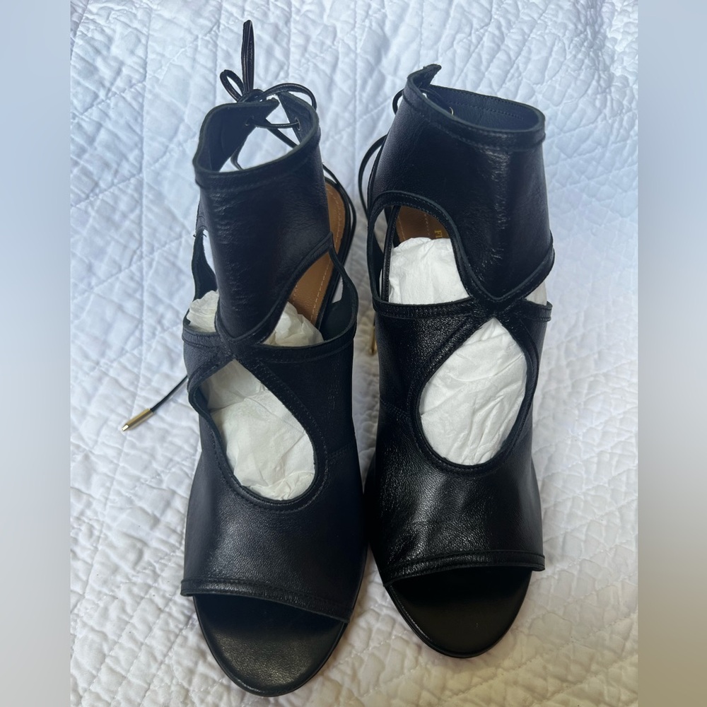 Aquazurra Elegant Black Women's Heels